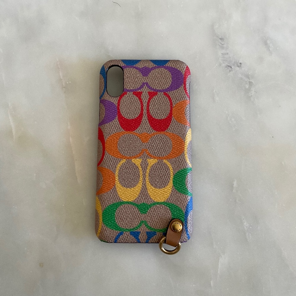 COACH 1941 RAINBOW IPHONE X PHONE CASE